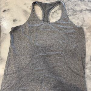 lululemon athletica Heather Gray Racerback Tank